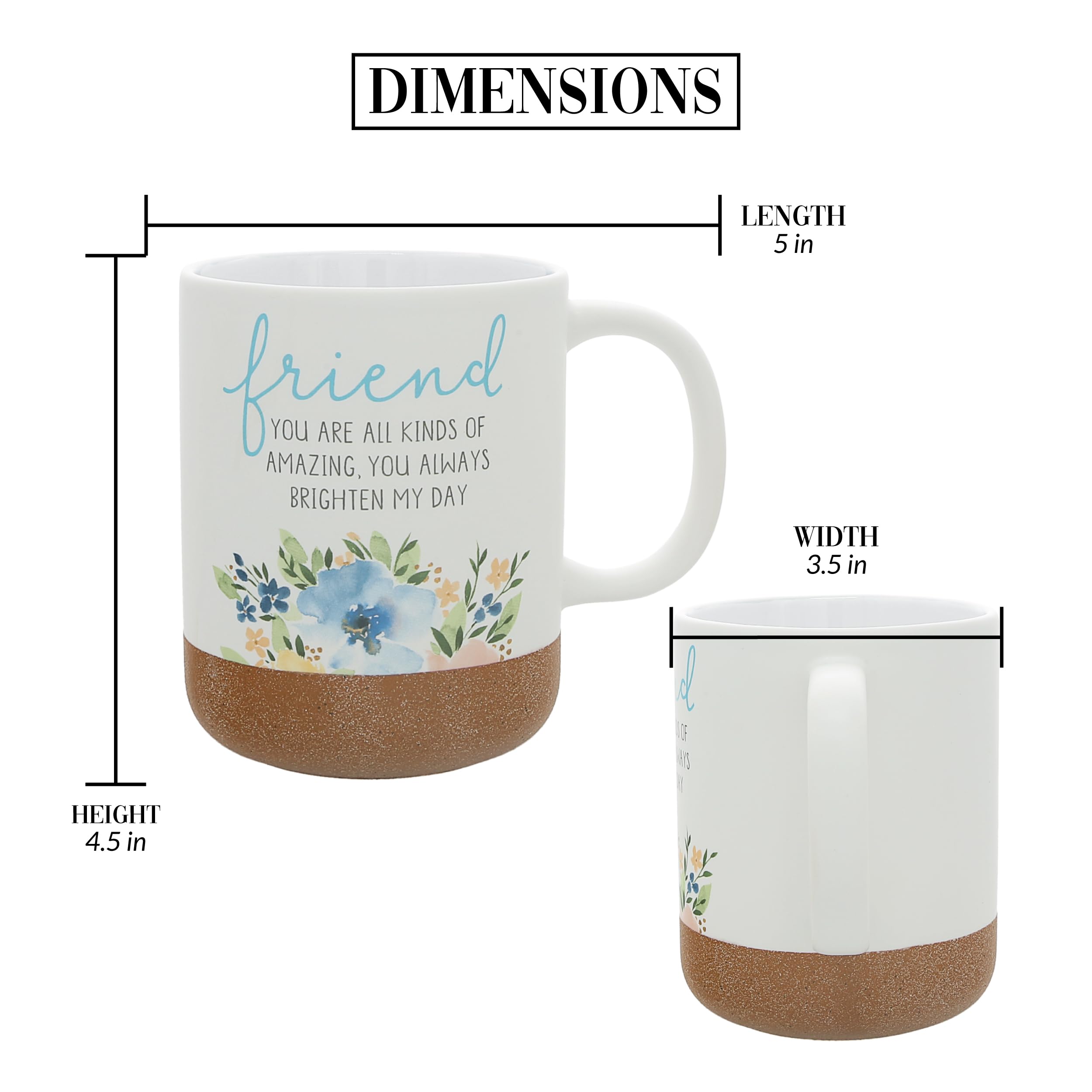 Uso versátil: taza de oficina o jarrón pequeño con Pavilion