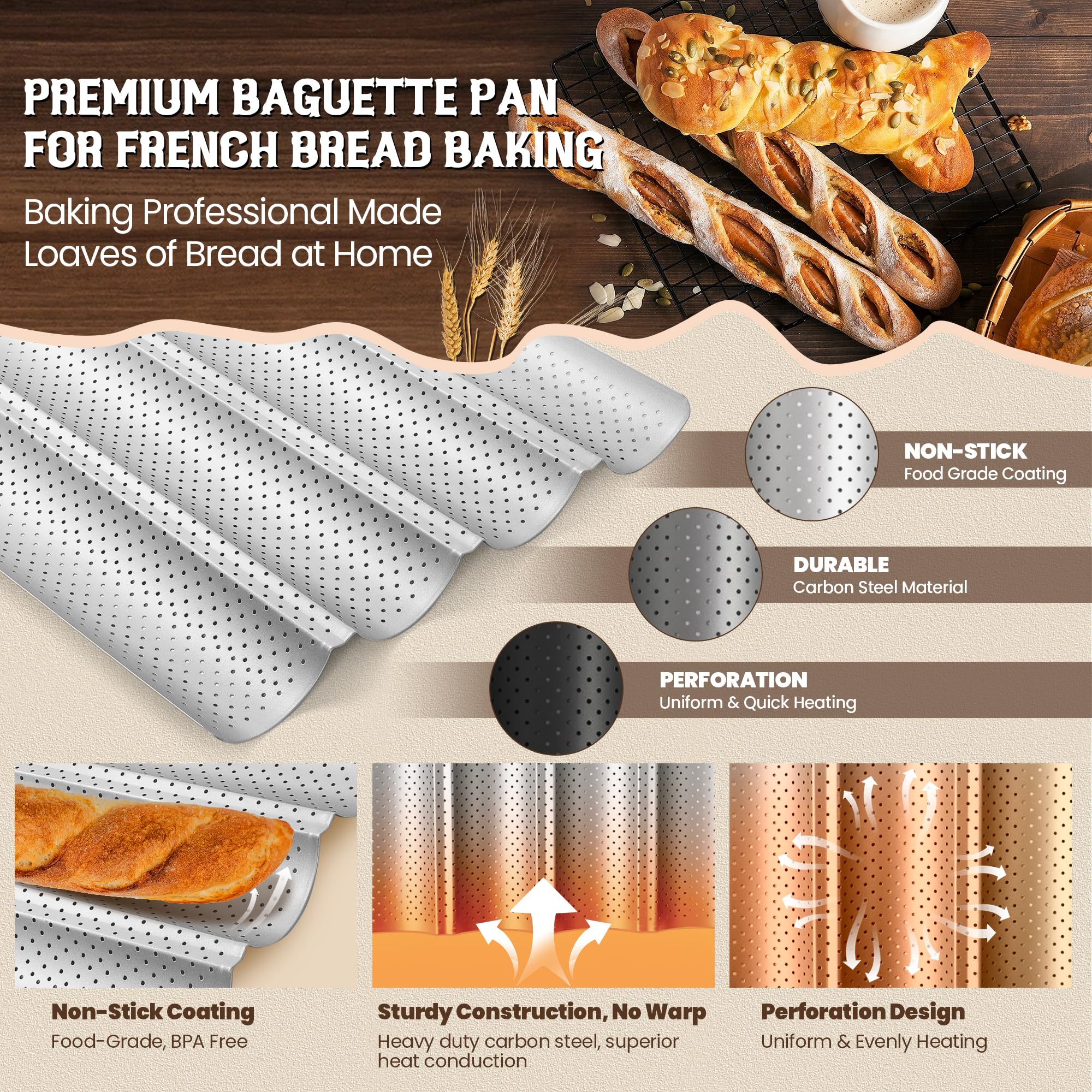 Pavsrmy acero al carbono resistente, distribución de calor estable.