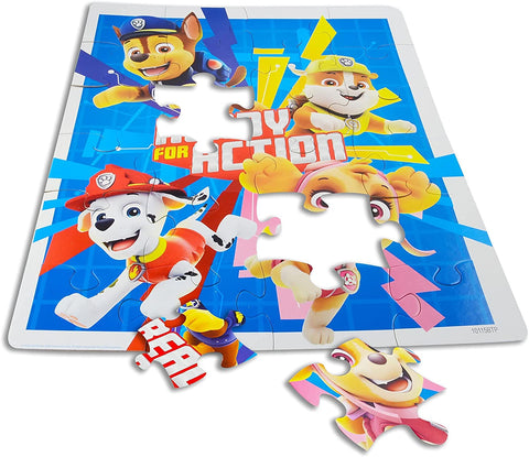 Lonchera de lata Paw Patrol con tapa segura para transportar comida.
