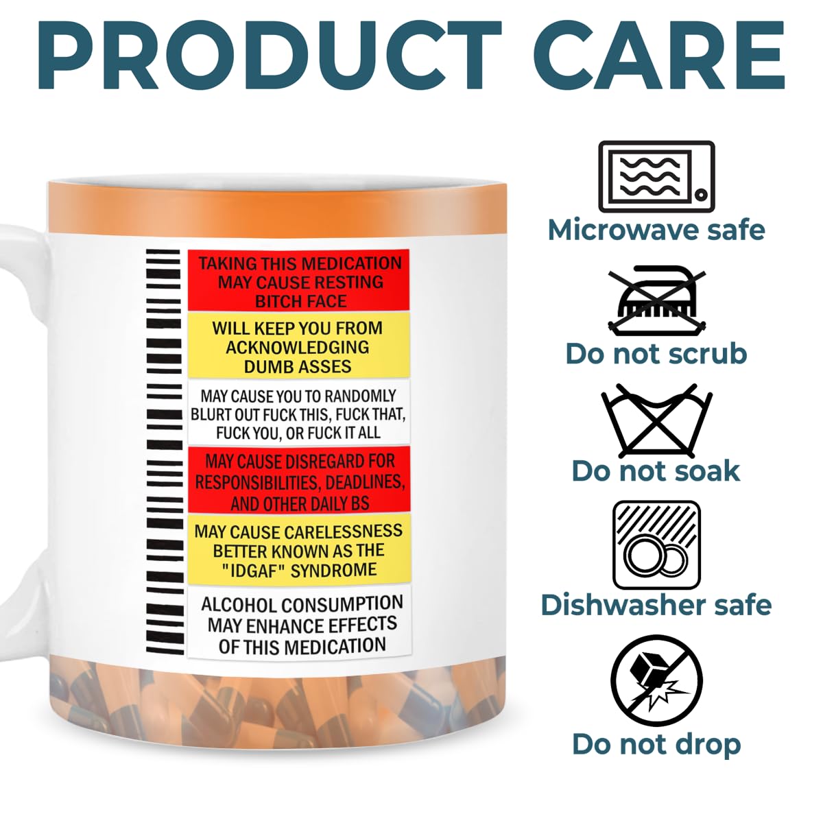 Taza Pawfect House Fukitol uso diario para bebidas calientes o frías.