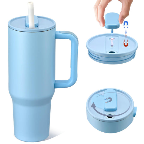 Pawtong 40oz termo tapa 2 en 1 para beber cómodo en cualquier lugar.