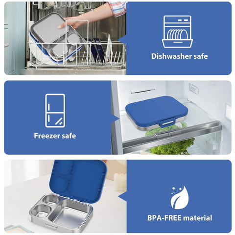 Pawtong acero inoxidable resistente, ideal para uso diario y comidas duraderas.