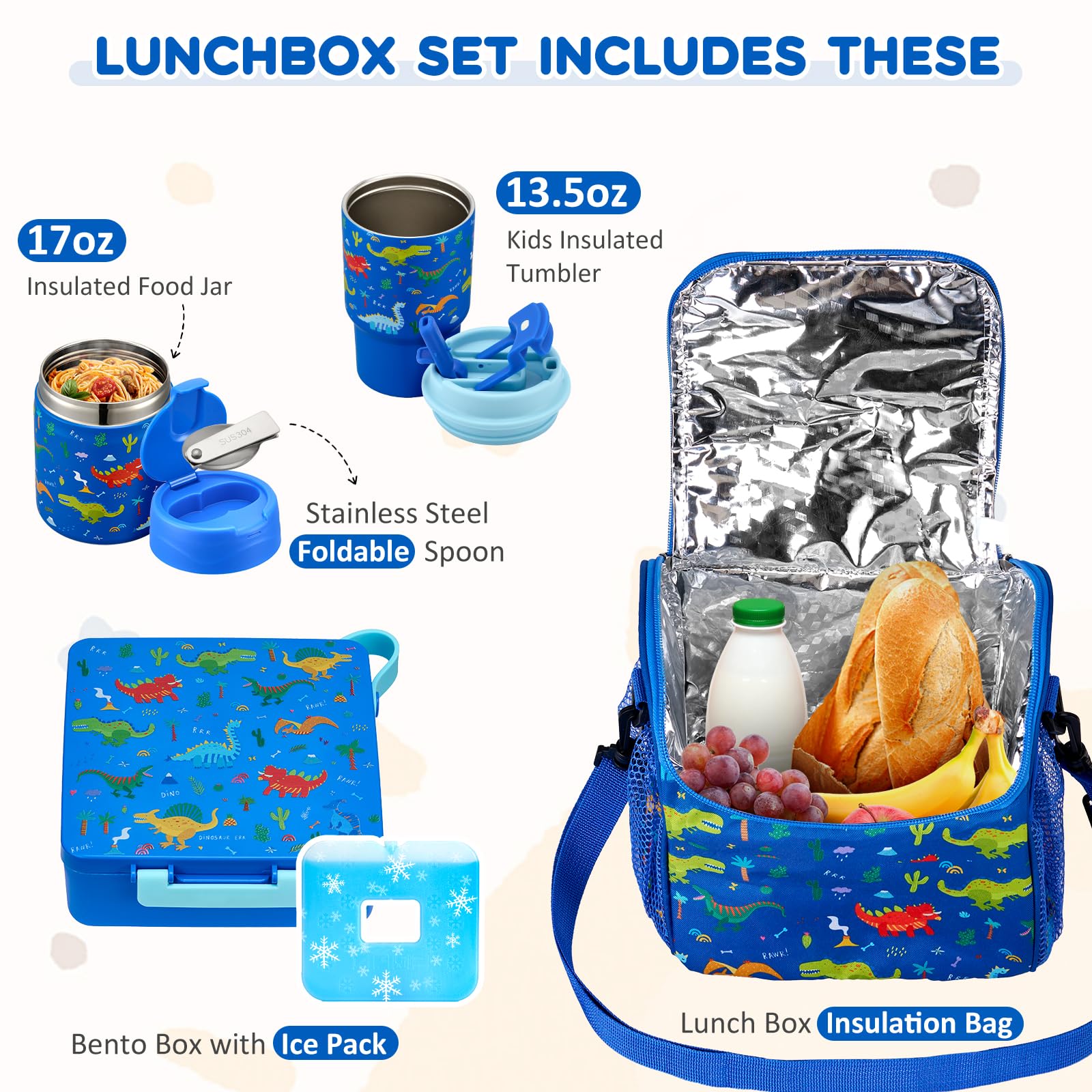 Pawtong tarro-alimentos 17oz termico, mantiene la comida caliente por más tiempo.