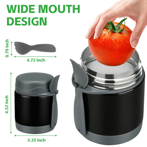 Pawtong Termo interior acero 18-8, ideal para comidas frías y calientes.