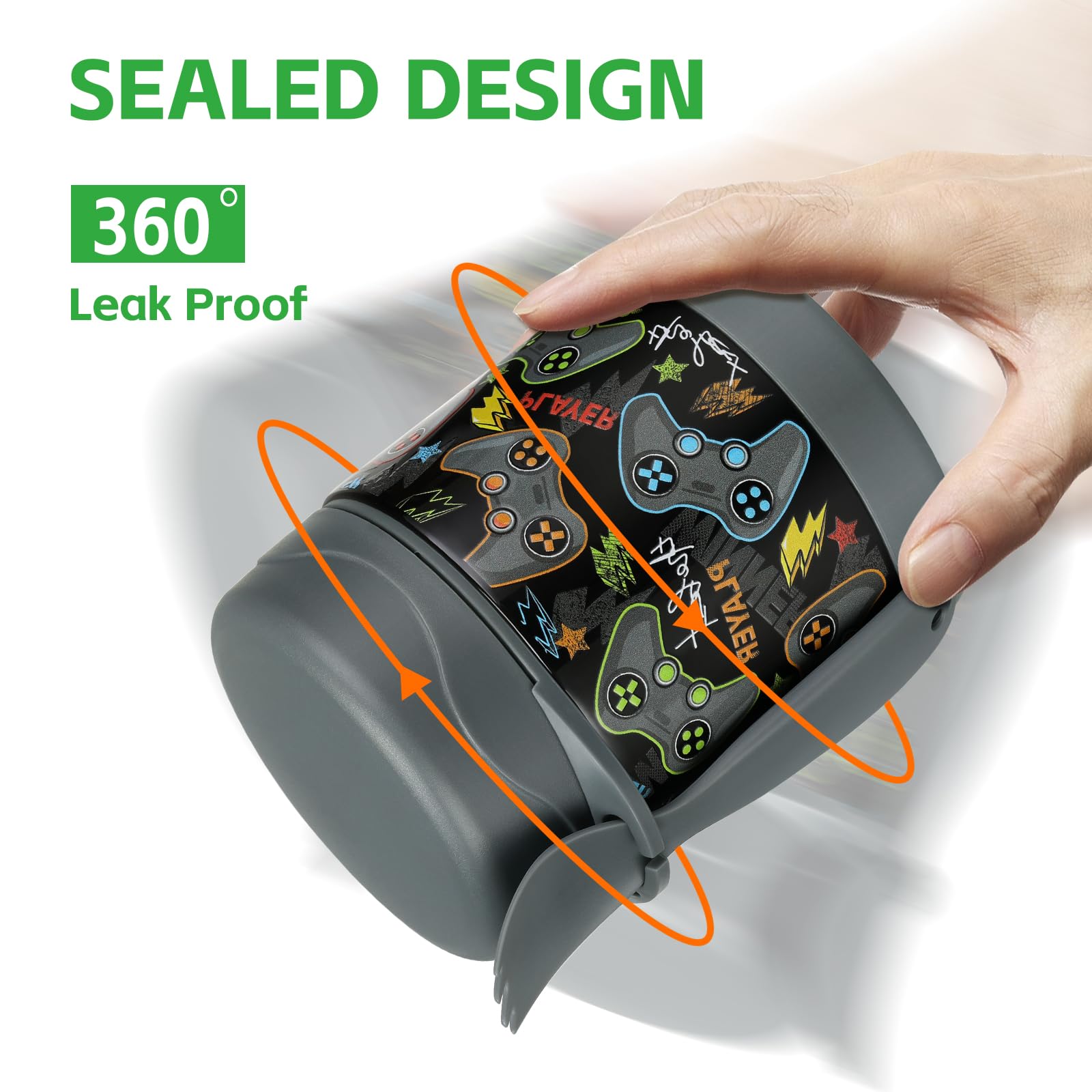 Diseño colorido y tamaño compacto para la mochila escolar.