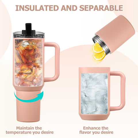 Pawtong tumbler con asa de silicona para un agarre estable.