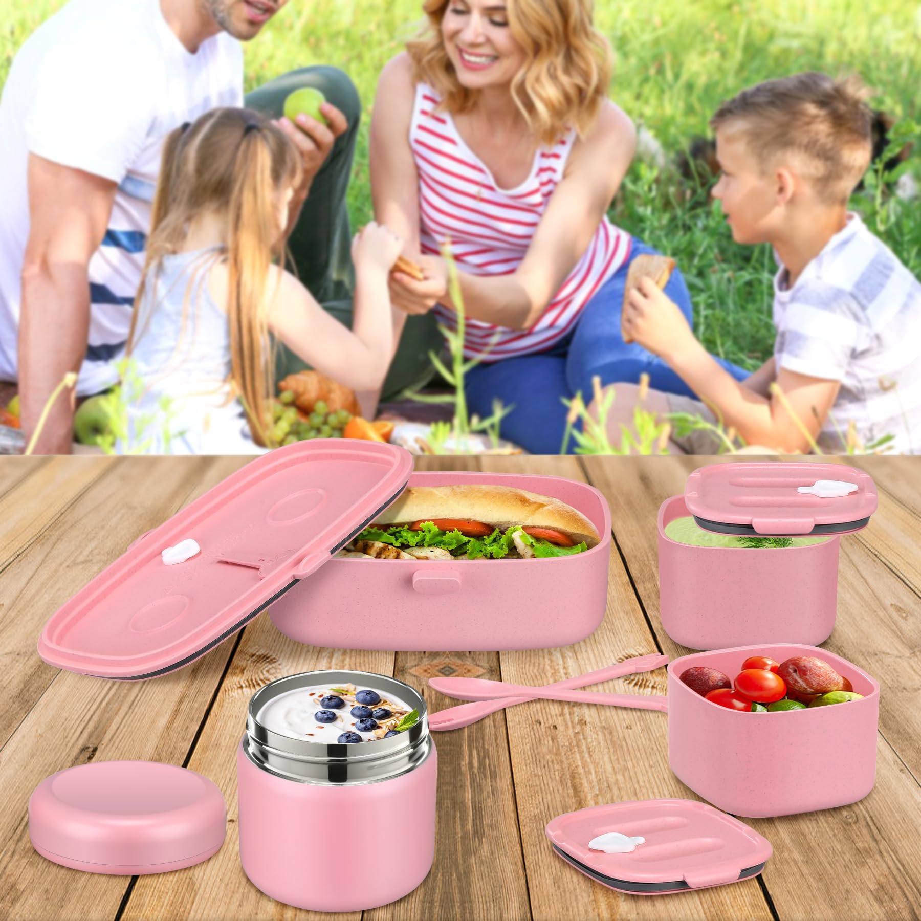 Pawtong uso escolar y familiar para almuerzos balanceados
