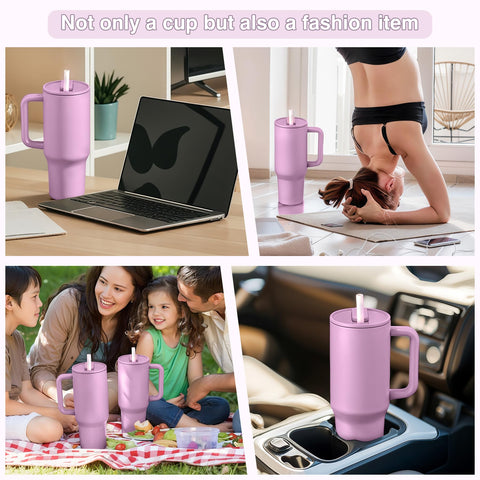 Pawtong vaso color morado magnético, diseño atractivo.