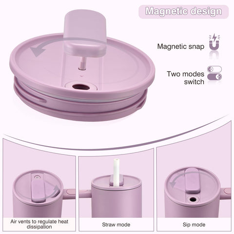 Pawtong vaso ergonómico con asa, cómodo para uso diario.