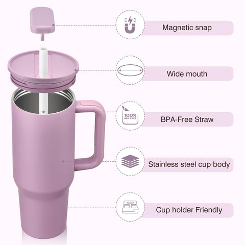 Pawtong vaso con tapa desmontable 2 en 1 para limpieza fácil.