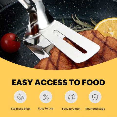 PAXNOK, mango ergonómico y largo para mayor control al cocinar.