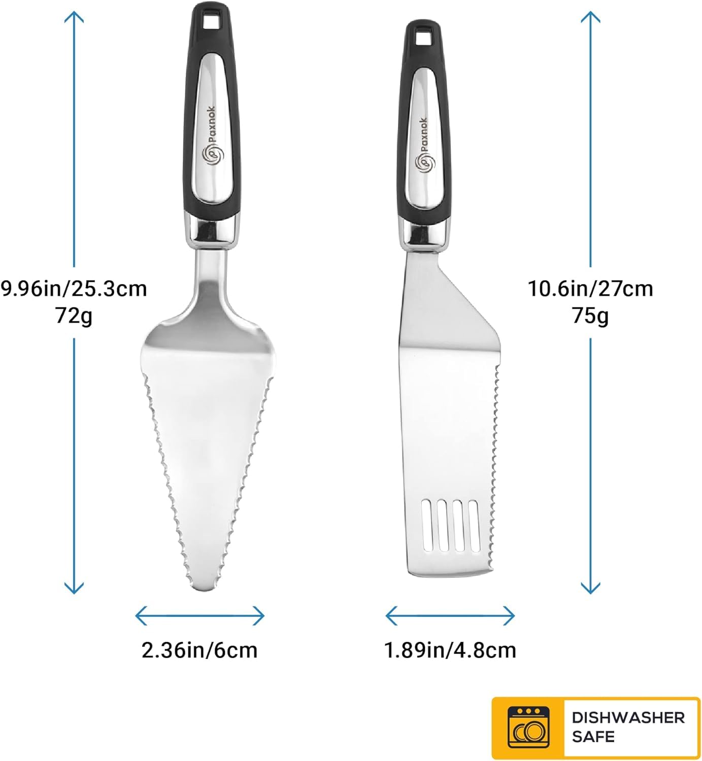 PAXNOK utensilios aptos para lavavajillas, fácil limpieza tras el uso.