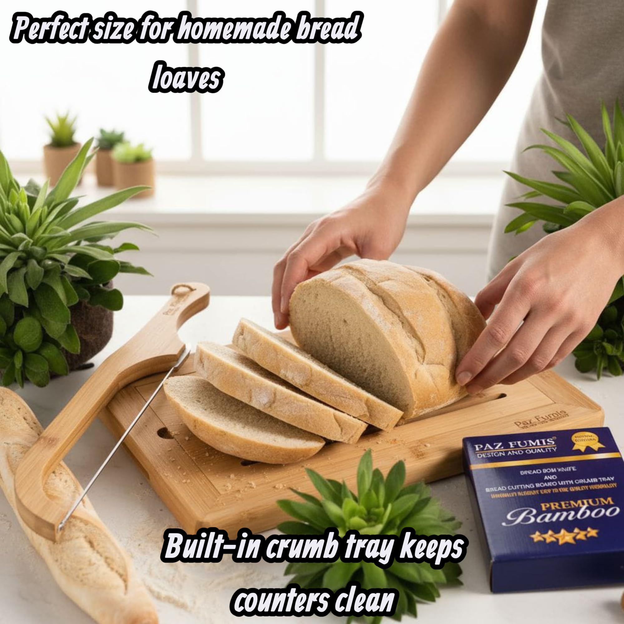 Paz Fumis: bandeja de migas con soporte para limpieza rápida