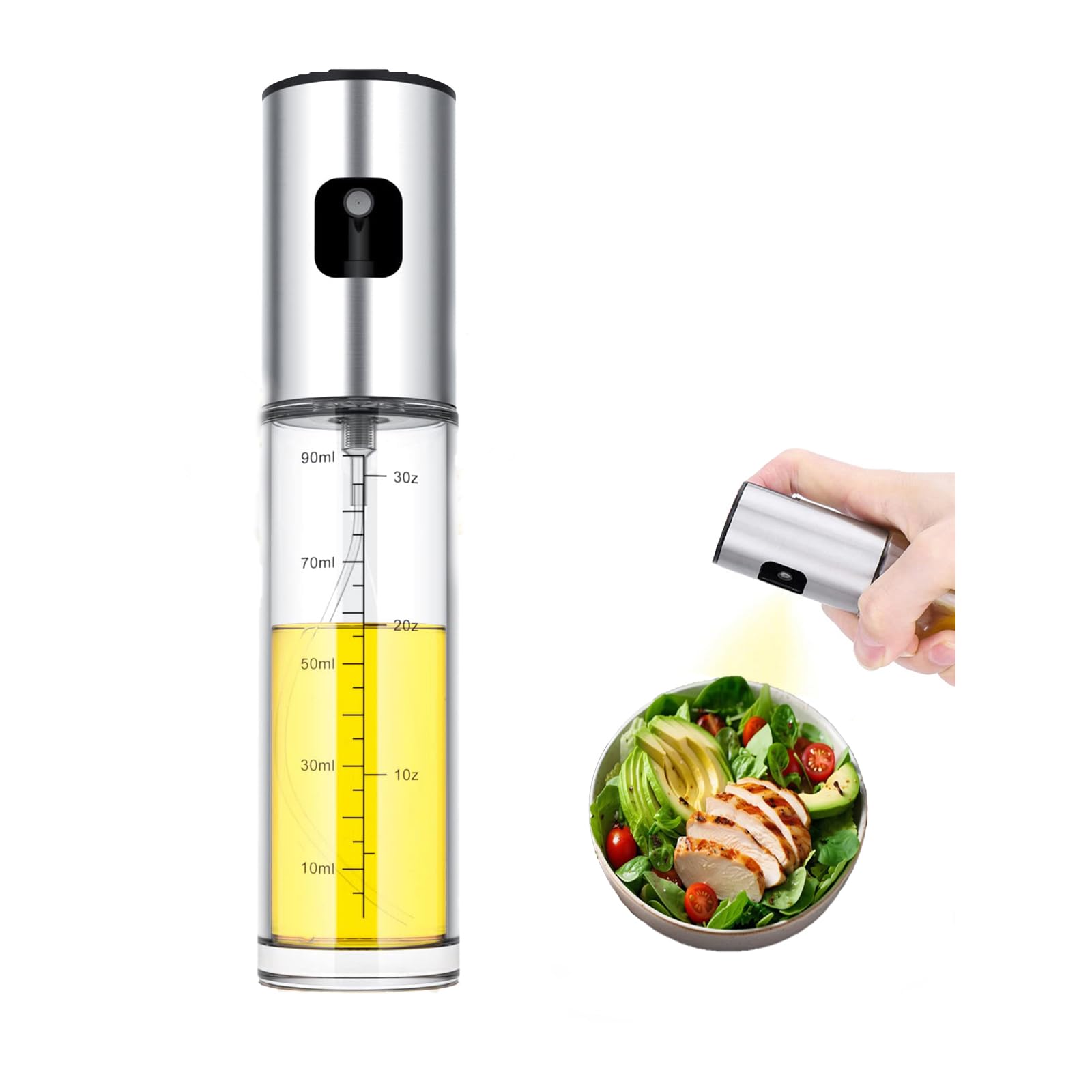 PCBEAR atomizador de aceite para cocina, rocía de forma uniforme y controlada.