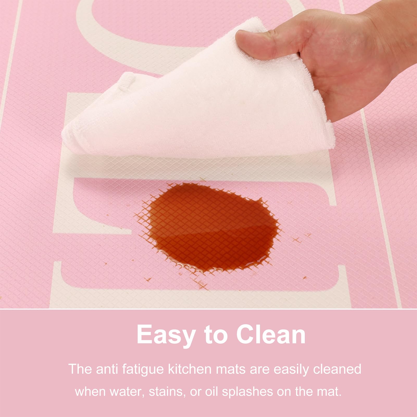 PCSWEET HOME: superficie impermeable rosa facilita limpieza rápida