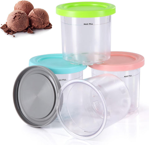 PCTTOIL Creami contenedores 16oz para helados: almacenamiento práctico y seguro