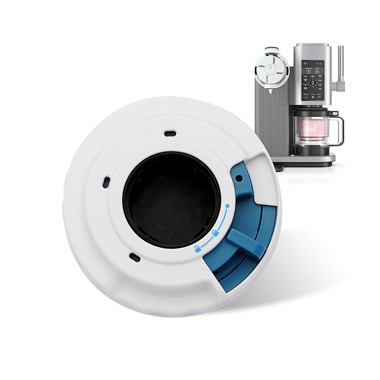 Pcttoil tapa dispensadora para Ninja Swirl, control preciso de porciones