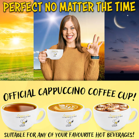 Peanuts Snoopy taza cerámica duradera para uso diario