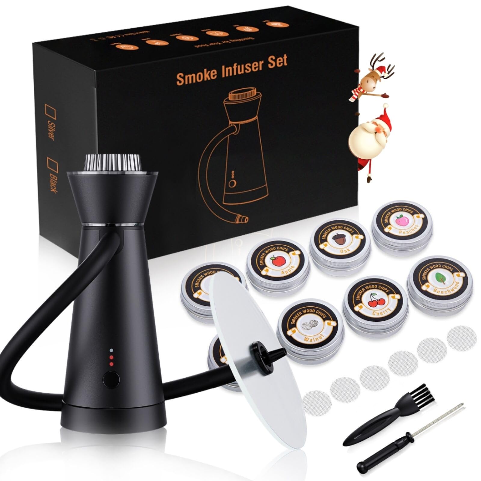 Pecrol conjunto humo whisky: empaque elegante y práctico para regalo.
