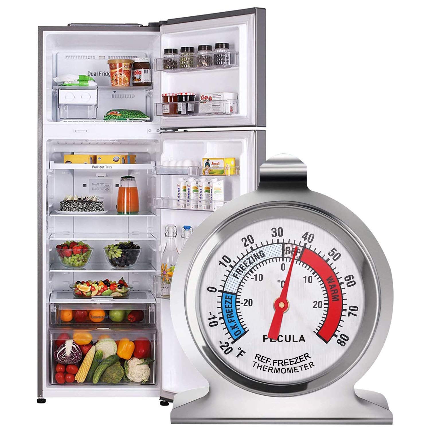 Empaque PECULA con cuatro unidades para refrigerador.