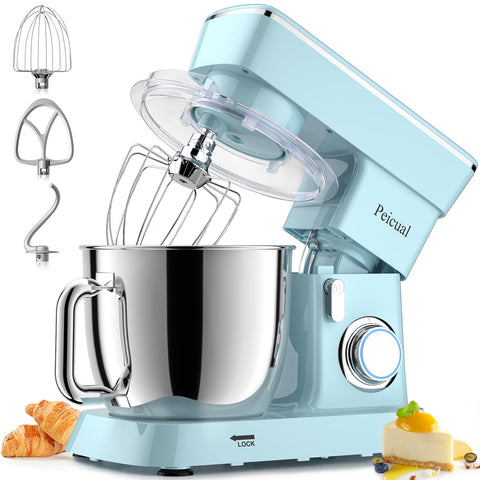 Peicual mezcladora de pie 6qt con motor 380W para batir y amasar