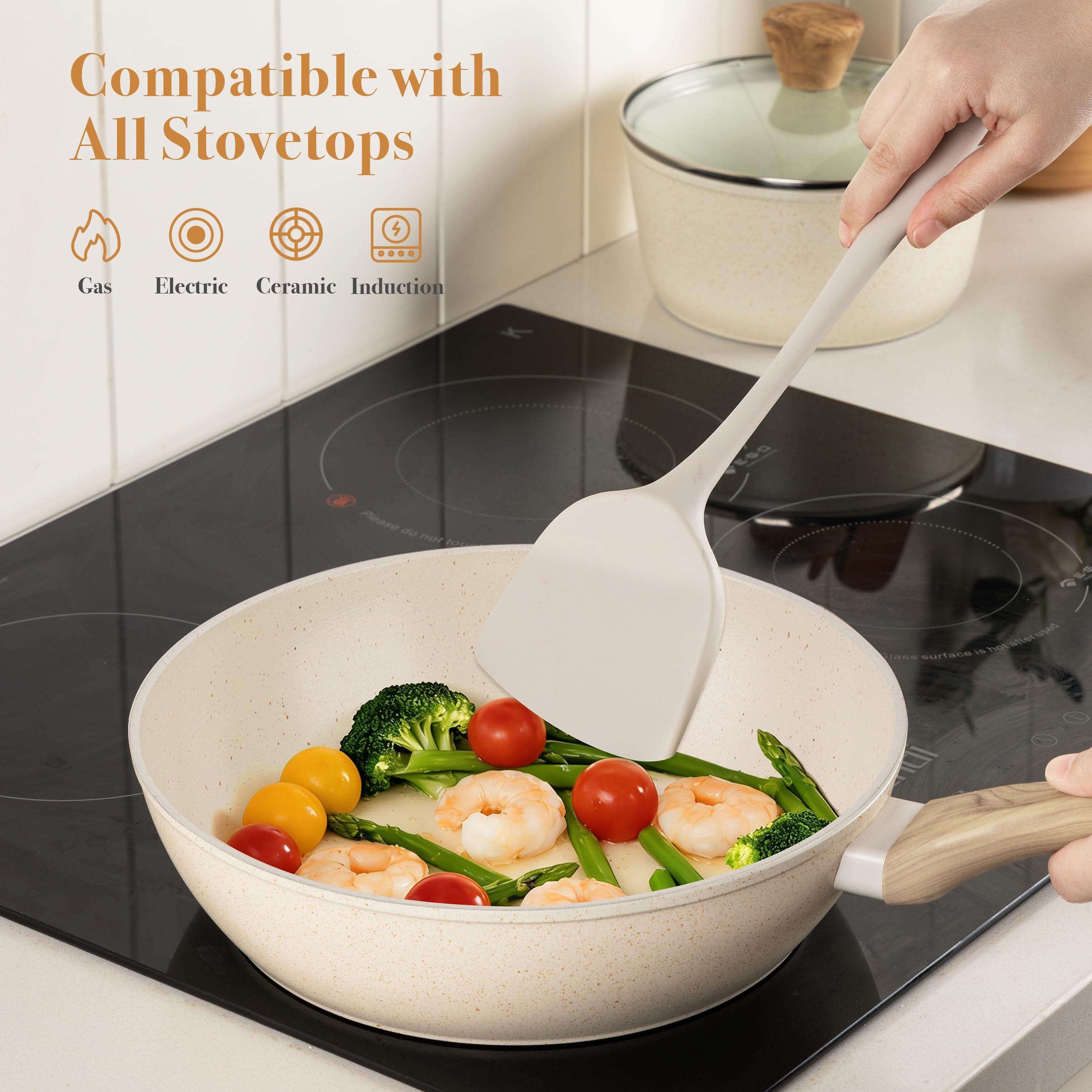 PekGema: cazuela 4-5qt con vapor y tapa.