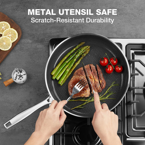 Sartén PekGema base para inducción y cocinas compatibles.