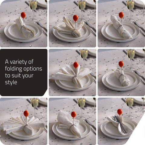 PELEG DESIGN Balloonapkins: anillos para servilletas con globo para mesas formales o casuales.