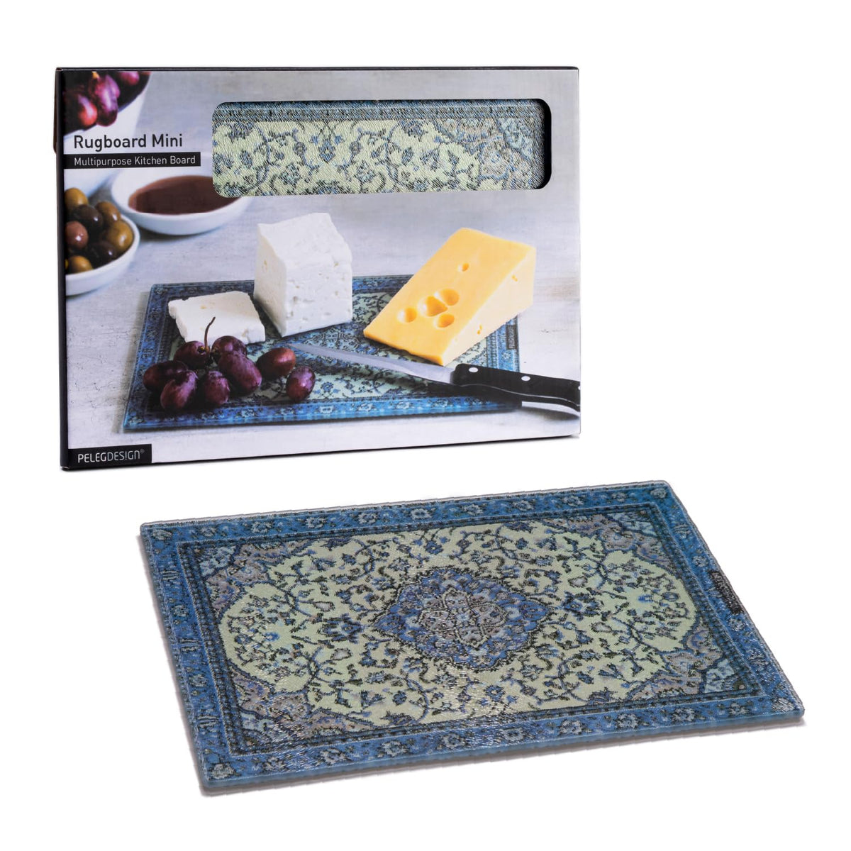 Rugboard de PELEG DESIGN frente, ideal para cortar y servir