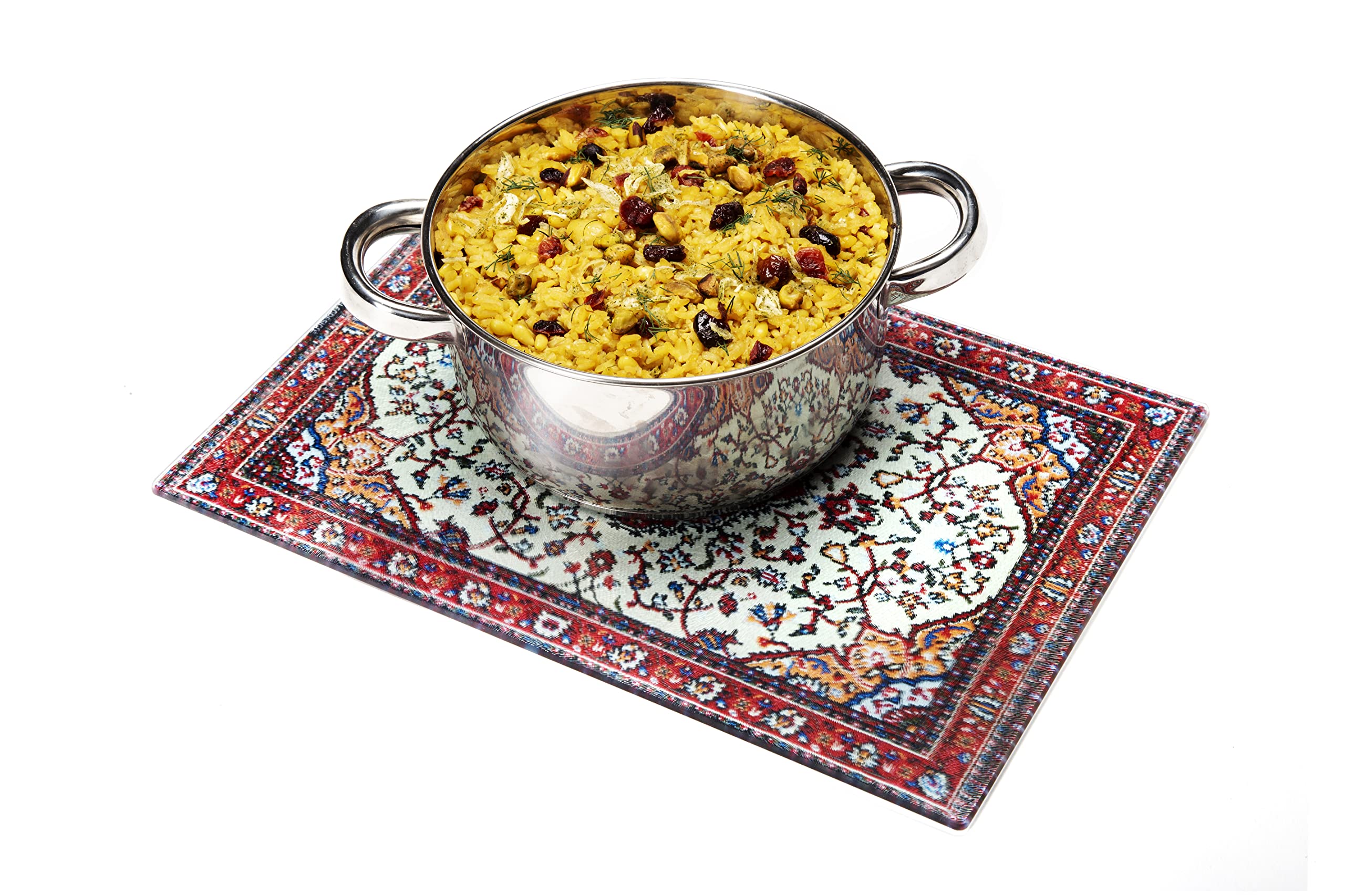 Tablero Rugboard de PELEG DESIGN como salvamanteles o bandeja para carnes y quesos.