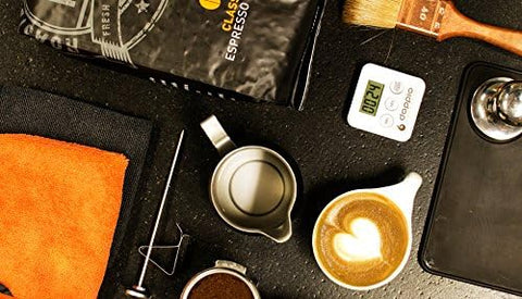 pendoo Puly Caff Plus, proceso de limpieza para cafetera, facilita eliminar residuos de café exprés.
