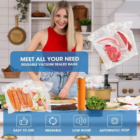 Versatilidad en la cocina para conservar carnes, frutas y más.