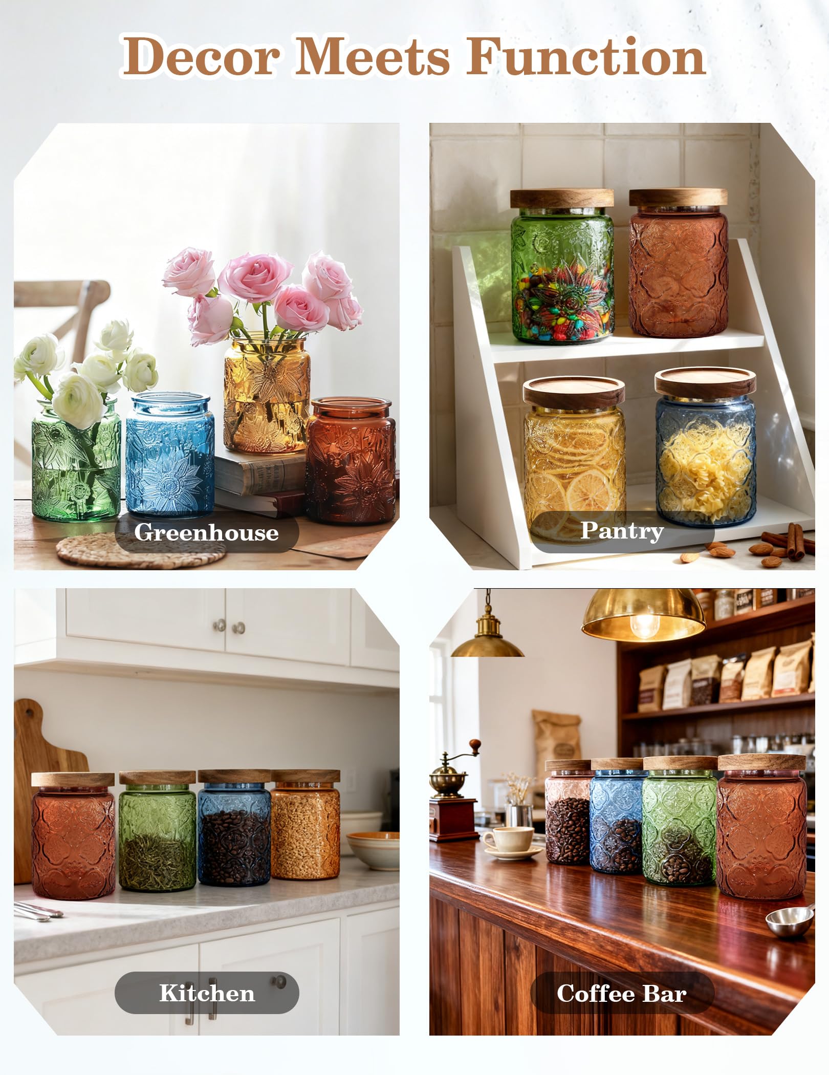 Pengshu diseño vintage para estante, decoración y almacenamiento organizado.