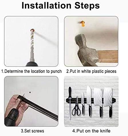 PenXUA conjunto de 2 barras, ideal para ordenar herramientas de cocina.