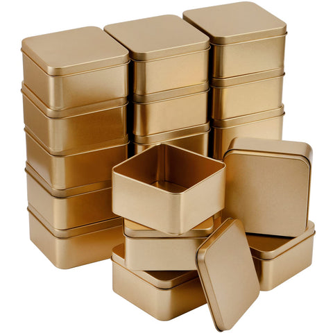Peohud 20 pack de latas con tapas, ideal para regalos y organización de dulces.