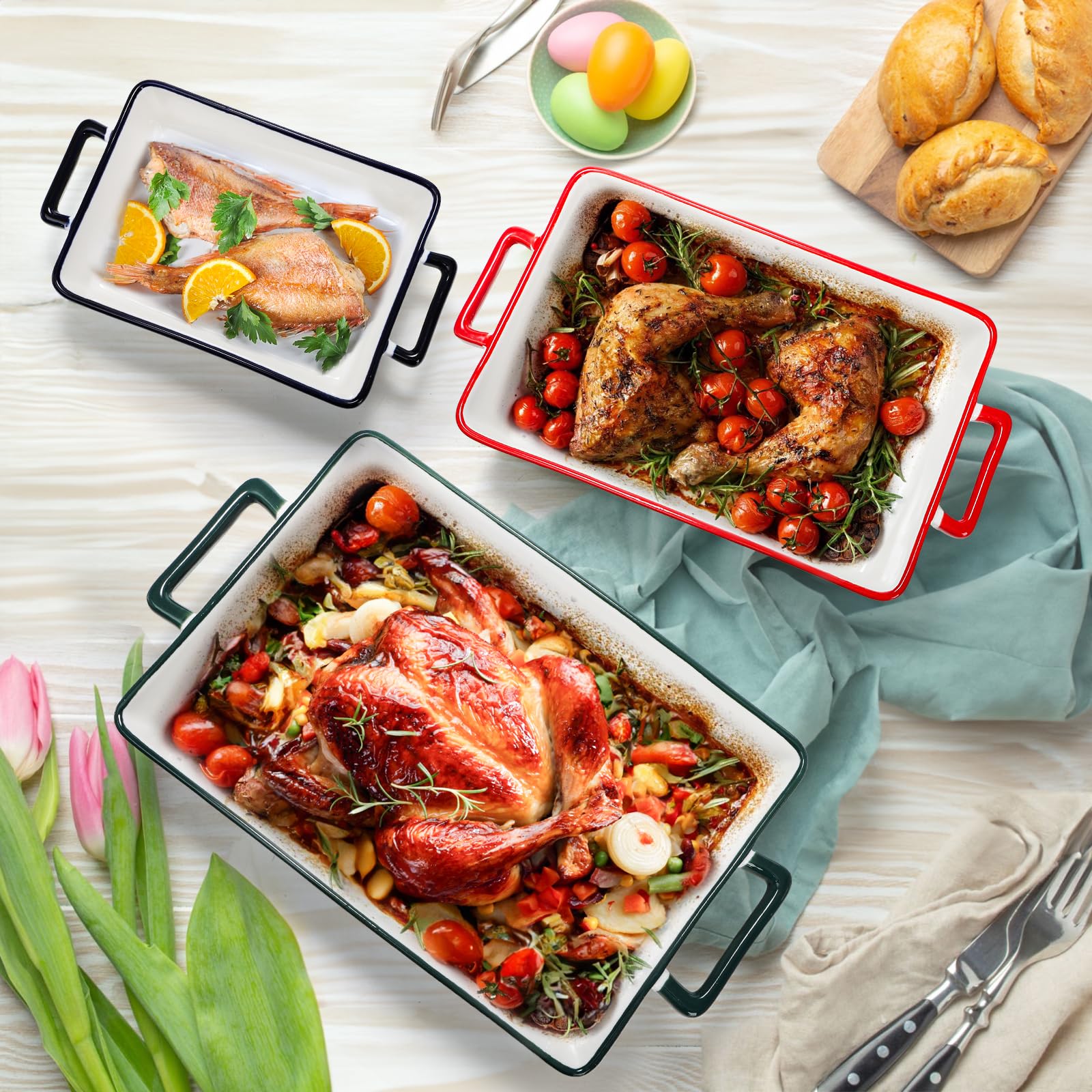 Peohud apto para horno y microondas, uso versátil en cocina.