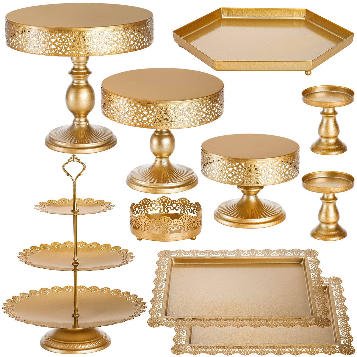 Peohud base tarta tres niveles, presentación elegante para bodas y eventos.