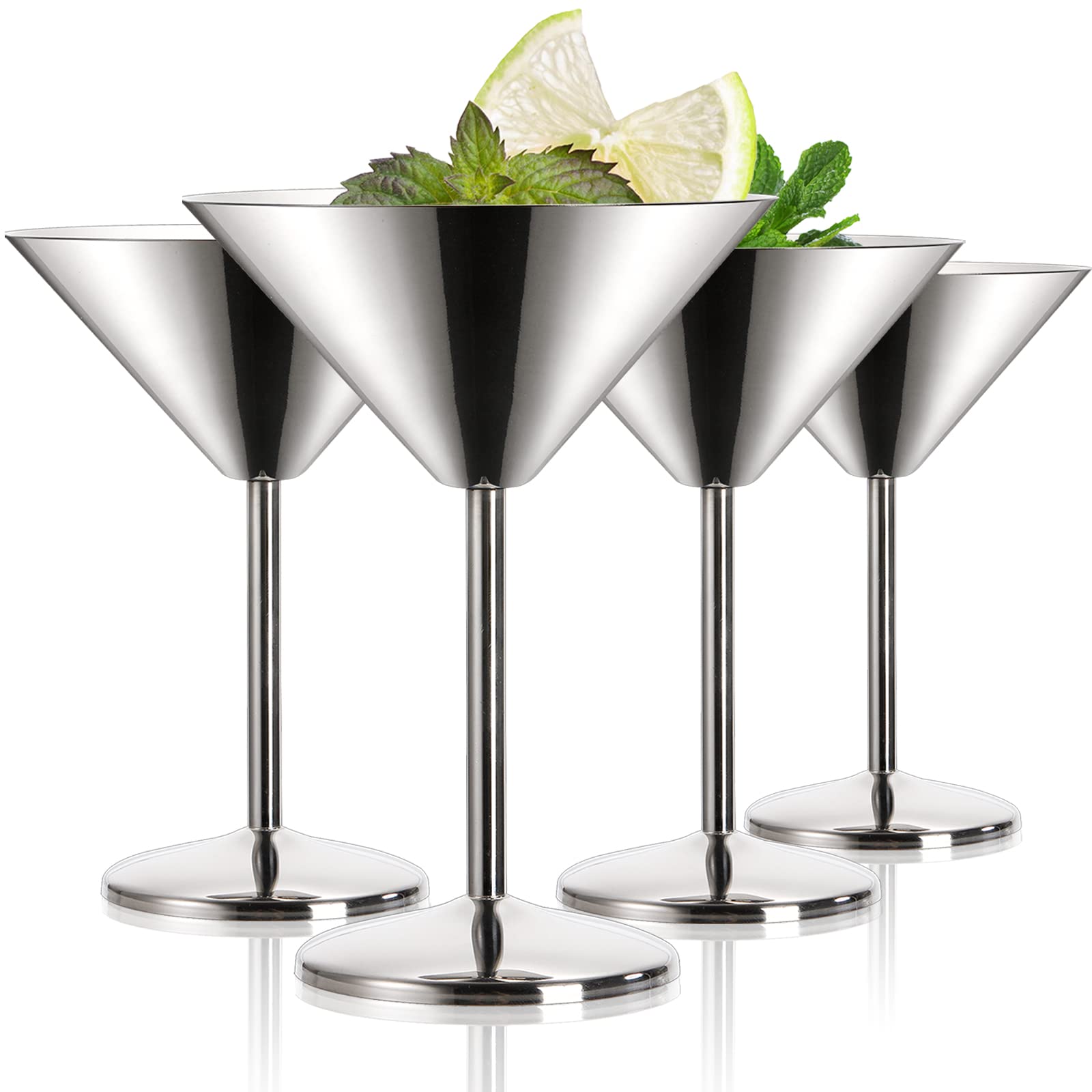 Peohud vaso martini de acero inoxidable 8 oz, resistente y práctico