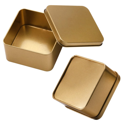 Peohud latas de metal de alta durabilidad para almacenamiento reutilizable.