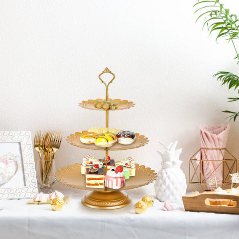 Peohud soporte cupcakes base 2, presentación estable para postres.
