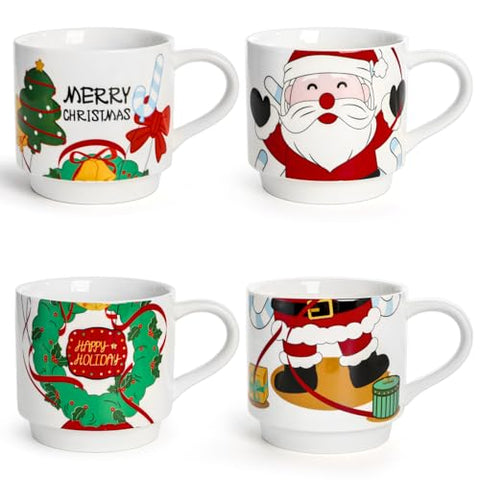 Peohud tazas cerámica 14oz para café o chocolate caliente, duraderas.