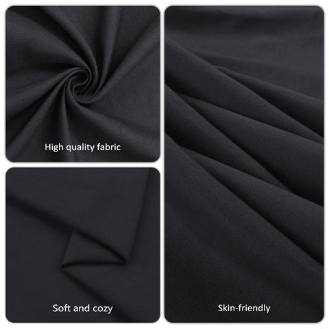 pepmily manteles negros rectangulares 60x102 para uso comercial y doméstico