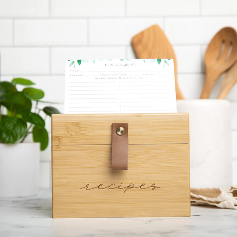 Pera Blanca: caja de recetas facilita la limpieza y la organización diaria.