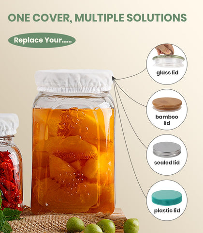 Tapa reutilizable de Perenllareta para conservar y fermentar en frascos.