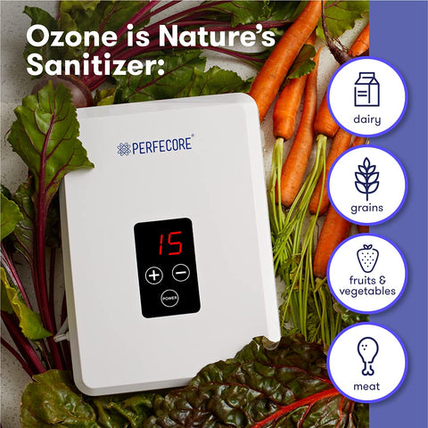 Perfecore ozonador controles-temporizador para ciclos de uso