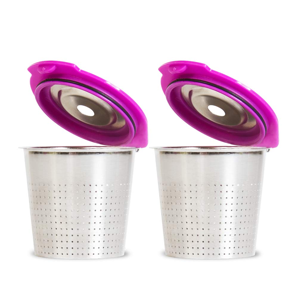 PERFECT POD Café Flow: cápsula reutilizable de acero con filtro incorporado para Keurig, café más fresco.