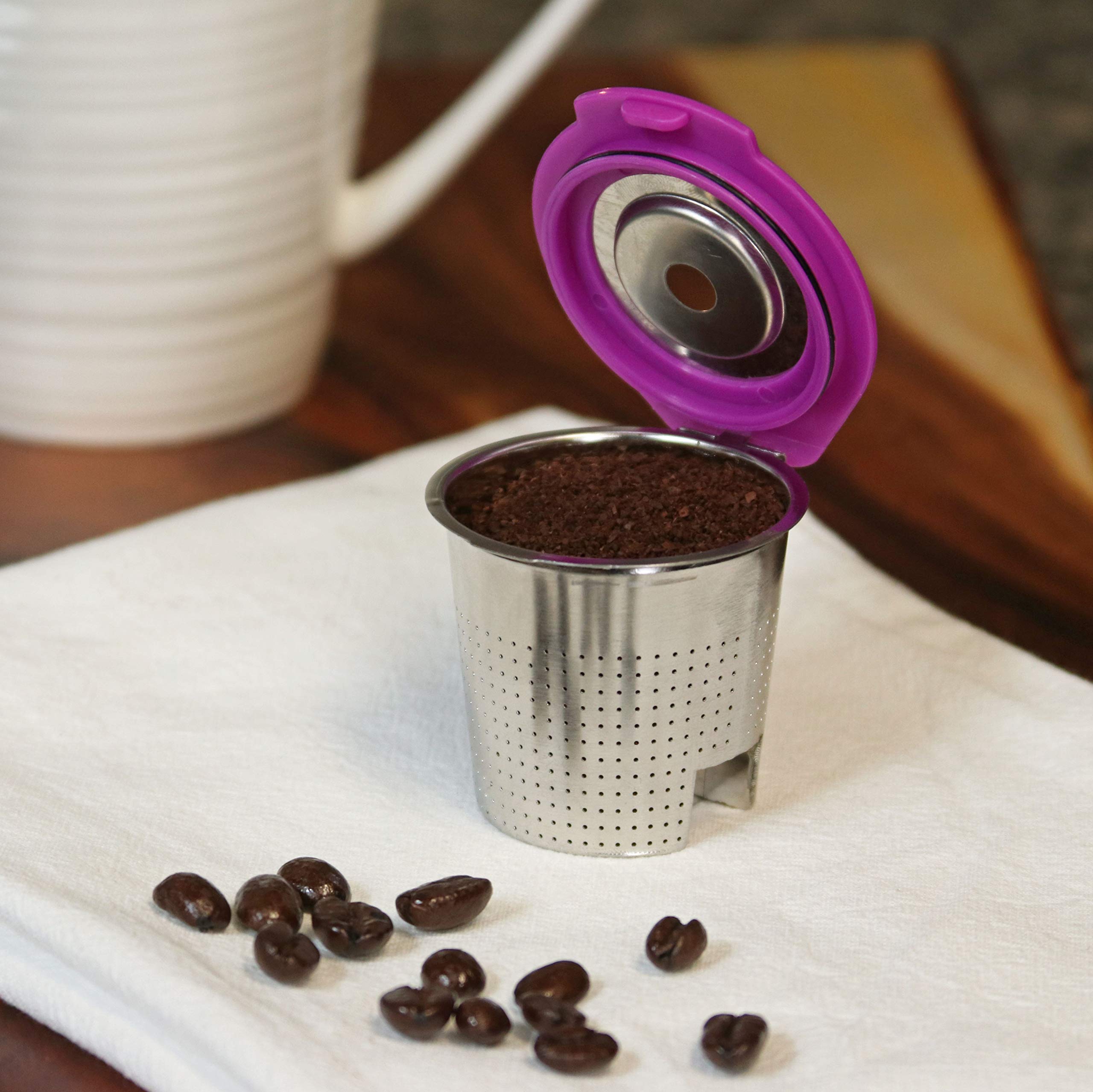 PERFECT POD Café Flow: conjunto de 2 cápsulas reutilizables para mayor conveniencia diaria.