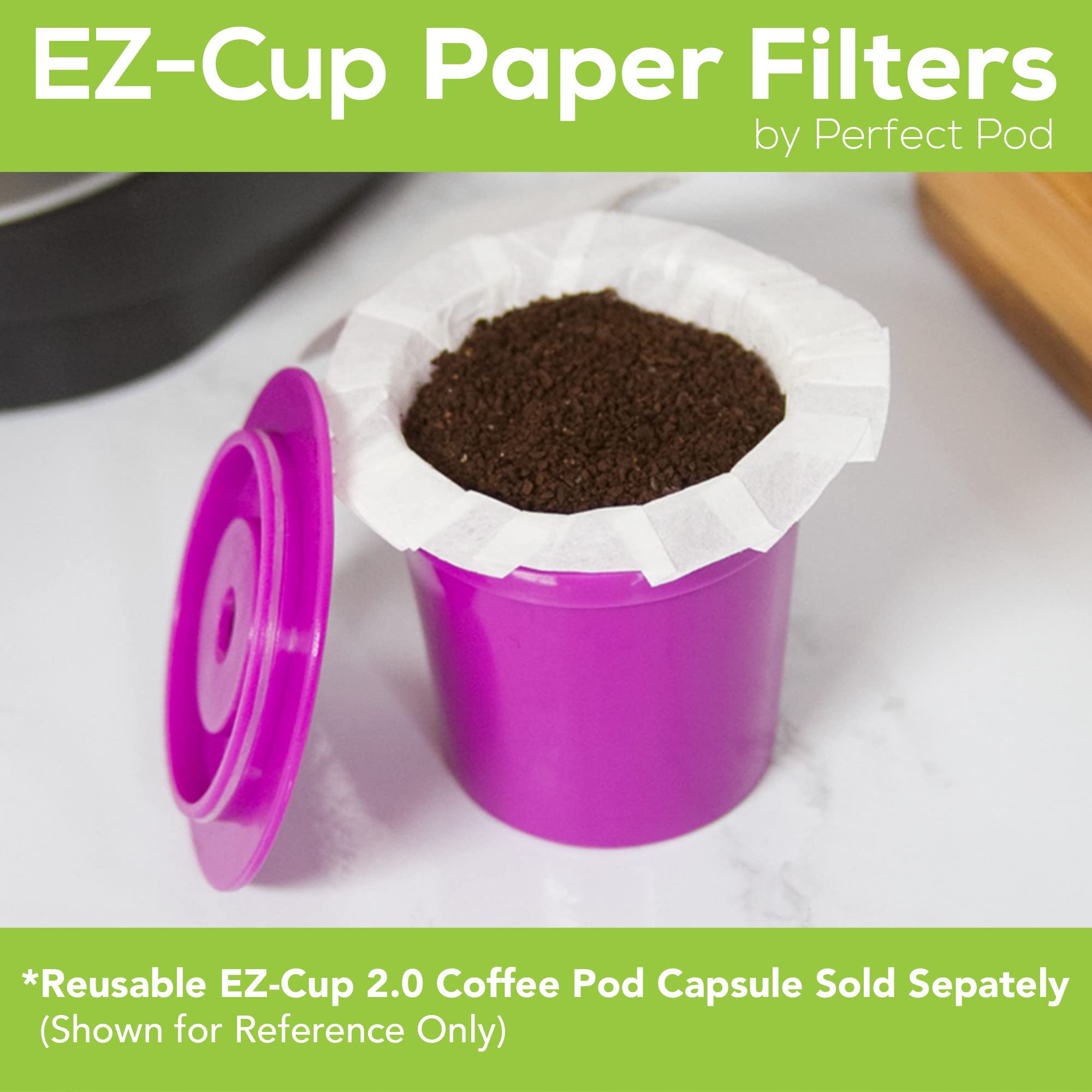 Perfect Pod EZ-Cup: cápsulas reutilizables compatibles para una experiencia de café limpia.