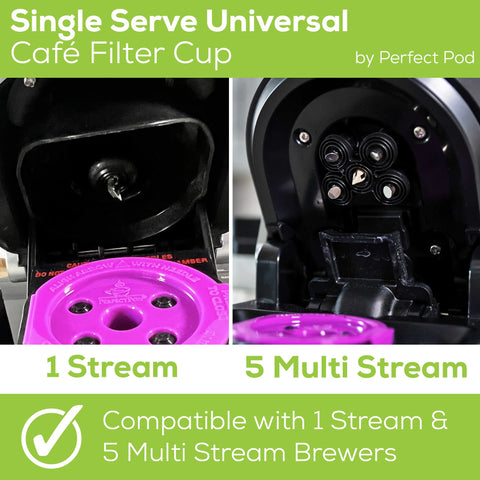 Perfect Pod Universal Café Cup ahorra dinero, disfruta del café a menor costo.