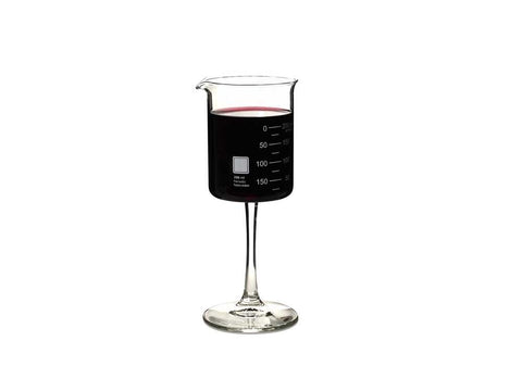 Periodic Tableware Vaso laboratorio para vino, diseño original que inspira conversación.
